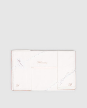 Blumarine Home Набір постільної білизни кольру айворі Profilo Blu 250x200 W0000250012