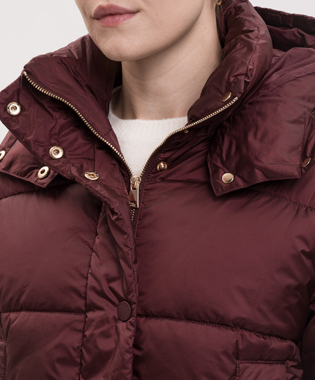 Twinset Бордовая куртка 262TT2380 изображение 5