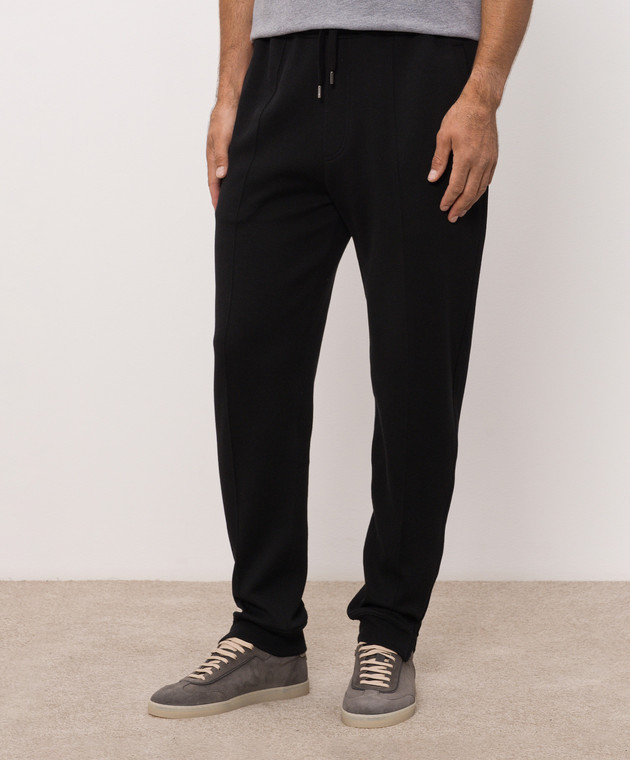 Brunello Cucinelli Темно-синие спортивные штаны MM8313263G изображение 3