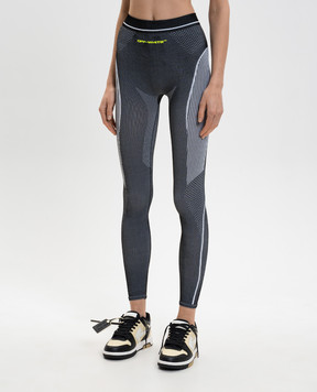 Off-White Черные леггинсы Race Arrow OWVV019F25KNI001