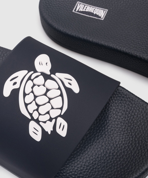 Vilebrequin Сині слайдери Tortue CDCC5700 зображення 5