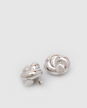 Missoma Серебристые серьги Lucy Williams Vuzle родиевым покрытием LW25SE8NS