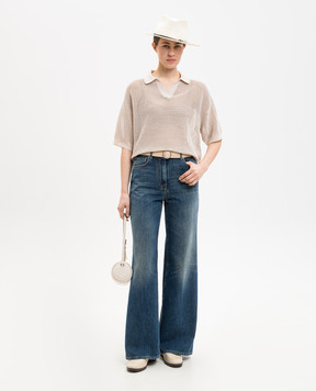 Peserico Синие джинсы с логотип патч A04256L86Q04946