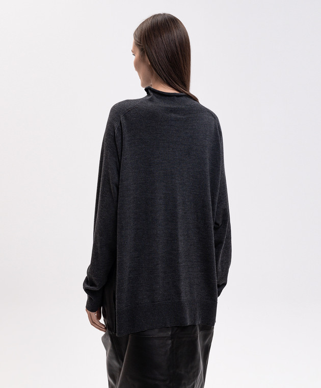 Magda Butrym Сірий джемпер з вовни KNITWEAR37LONGSL301926 зображення 4
