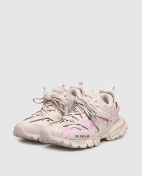 Balenciaga Бежеві кросівки Track Signature 542436WTRHW
