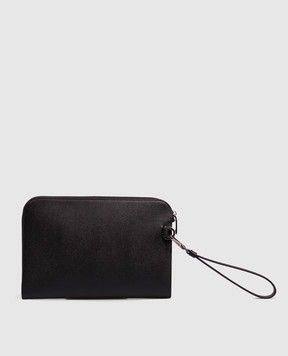 Dolce&Gabbana Черный кожаный клатч Sicily BM2528BG662