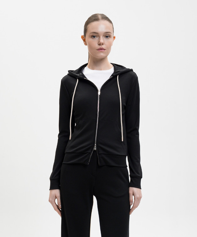 Marco Pescarolo Черная спортивная куртка Miked из шерсти MIKEDD53Y19 изображение 3