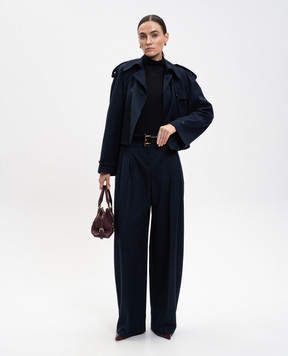 Alexander McQueen Сині штани з вовни 833879QJACH