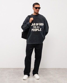 Fear of God Черный лонгслив Future FG25FW1010403HWJ