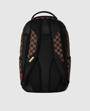 Sprayground Дитячий коричневий рюкзак CHESS NOT CHECKERS 910B8592NSZ