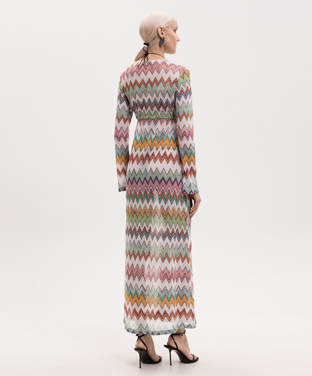 Missoni Белая накидка в брендовый узор MS26SQ0SBR014K изображение 3