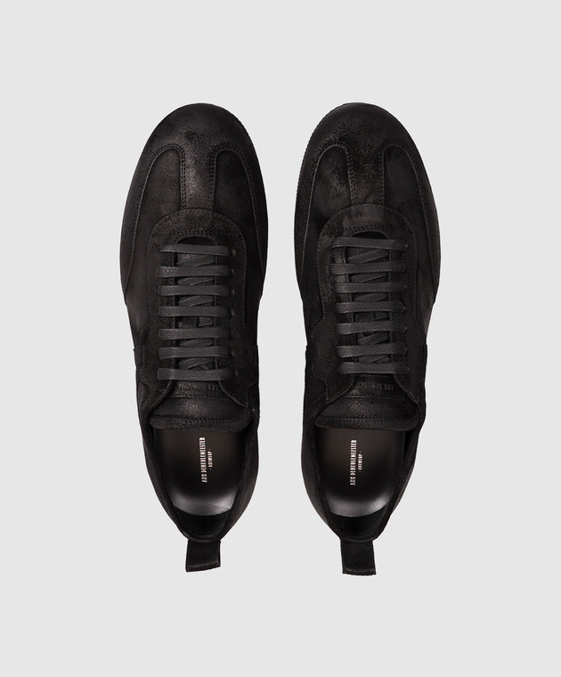 Ann Demeulemeester Черные замшевые кроссовки Siru B0012585LT147 изображение 4