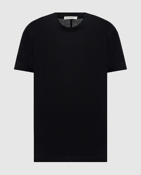 The Row Черная футболка Serata с кашемиром 10491K705