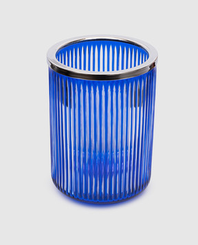 Treesseci Синій кришталевий сміттєвий кошик Blue Sky Crystal BL65ATBSL