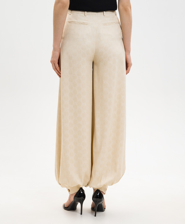 Etro Бежеві штани з манжетами WREA008399TJ447 зображення 4