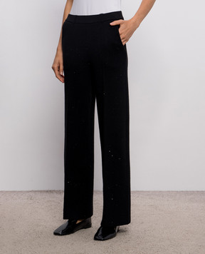 Twinset Черные брюки с пайетками 262LI3PBB