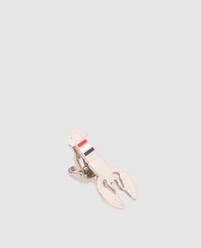 Thom Browne Затискач срібний для краватки Lobster MZT021A00002
