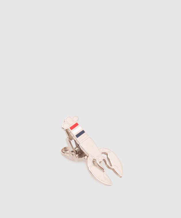 Thom Browne Затискач срібний для краватки Lobster MZT021A00002 зображення 3
