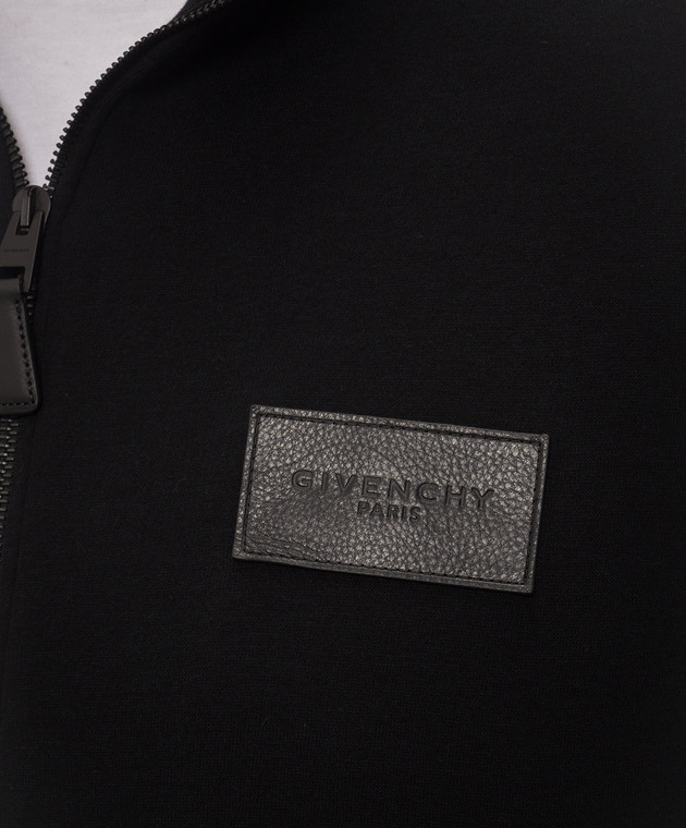Givenchy Черная спортивная куртка с шерстью BM30N03YT8 изображение 5