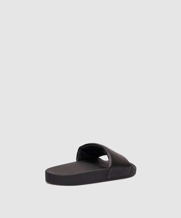 Trussardi Чорні шльопанці Levriero N071S001011NMNS11L80 зображення 3