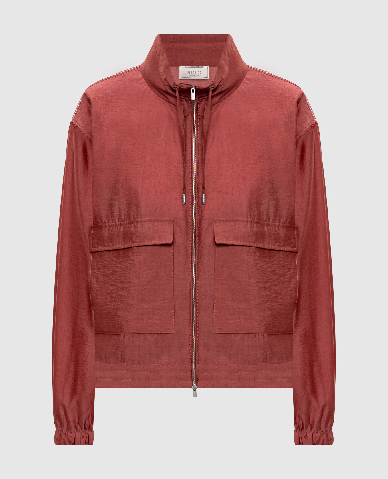 

Красная куртка с цепочкой, Красный, Куртки