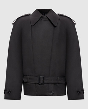 Thierry Mugler Серая куртка из шерсти 26F1MA02201039