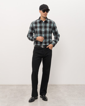 Tom Ford Чорні джинси з патчем логотипа DPH003DMC084