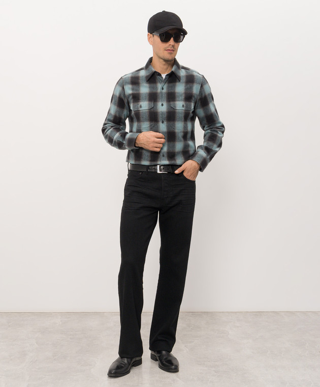 Tom Ford Черные джинсы с логотип патч DPH003DMC084 изображение 2