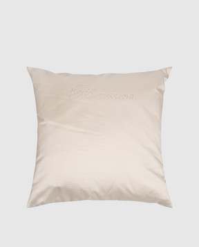 Blumarine Home Зеленая декоративная подушка с кристаллами 60х60 W0200250035