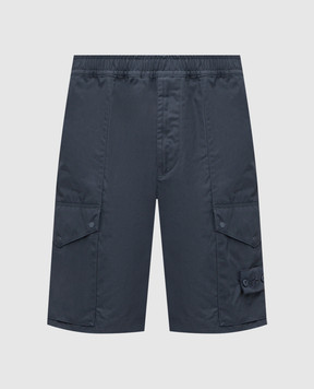 Stone Island Сині шорти карго з патчем логотипа L1S15L100004S0F01