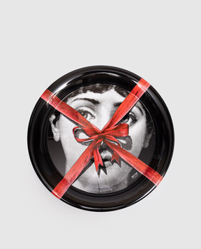 Fornasetti Чорний піднос Gift Tema e Variazioni C26Y300