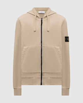 Stone Island Бежевая спортивная куртка с логотипом K2S156100061S0051