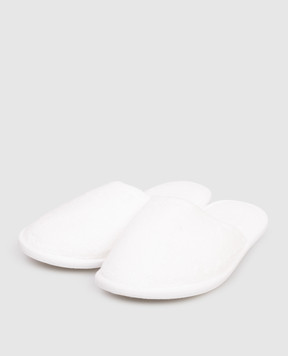 L'Appartement Білі махрові капці Chicago CHICAGOSLIPPERS