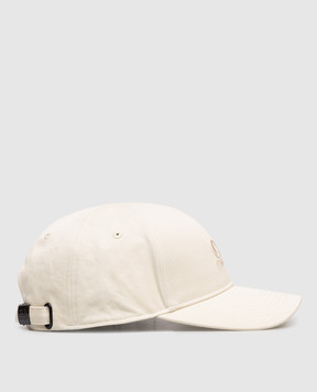 C.P. Company Бежева кепка з вишивкою логотипа MAC750A006288A