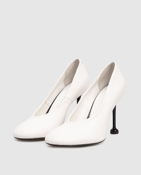 Babe Pay Pls Белые кожаные туфли 211927KO