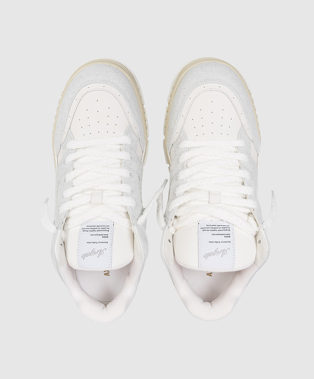 Axel Arigato Білі шкіряні кросівки Area Lo F2279003 зображення 4