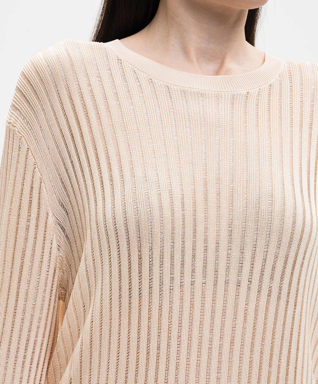 Loulou de Saison Бежевий джемпер Hedora HEDORA зображення 5