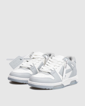 Off-White Шкіряні кросівки Out Of Office з принтом логотипа W259C9L006