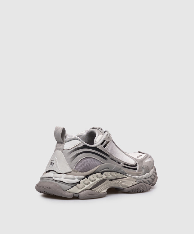 Balenciaga Сірі кросівки Triple S.2 з ефектом градієнта 865849WTR2G зображення 3