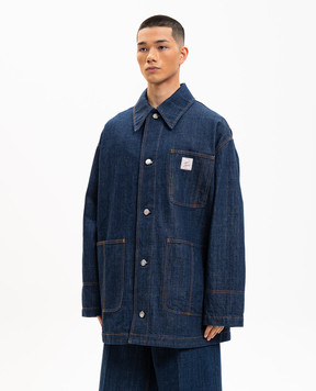 Ami Paris Синяя джинсовая куртка UJK898DE0122