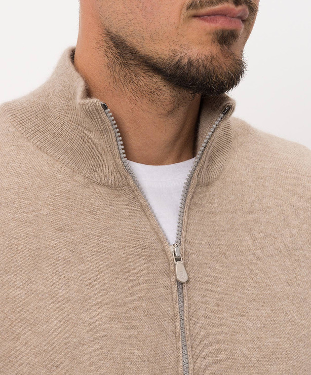 Brunello Cucinelli Бежевий кардиган M2200106 зображення 5