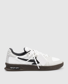 Off-White Белые кроссовки End Of Play с контрастным логотипом OWIA28NS26FAB001