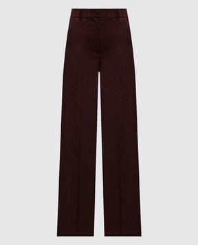 Etro Бордовые брюки из шерсти WREA006599TJ254
