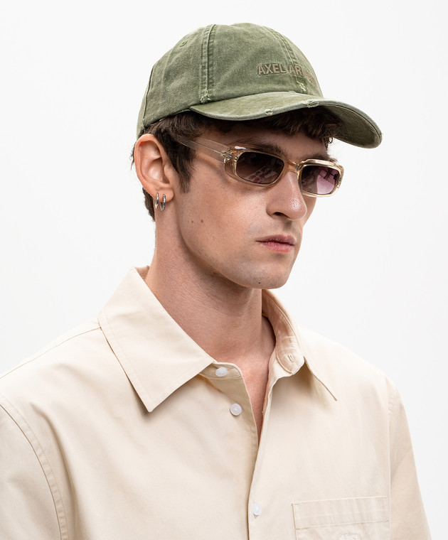 Axel Arigato Зелена кепка з вишивкою логотипа X3959003 зображення 2