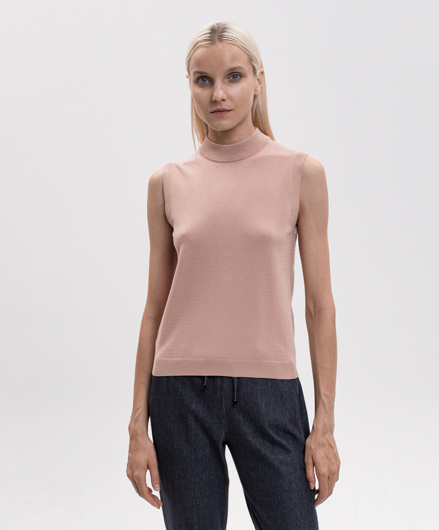 Max Mara Weekend Рожевий топ NAZIONE WKDNAZIONE зображення 3