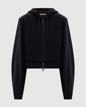 Alexander Wang Черная спортивная куртка с вышивкой логотипа 1CC4262803