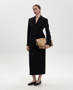 The Row Чорна спідниця з вовни Talor 10524W2893