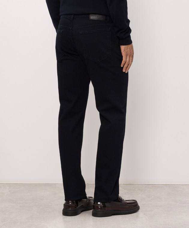 Trussardi Темно-сині джинси з патчем P417H304983NMJ380D20 зображення 4