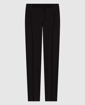 Dolce&Gabbana Брюки из шерсти черного цвета GW13ETFUBG8