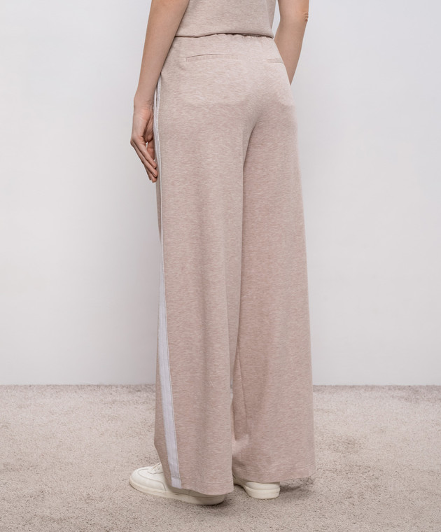 Peserico Бежеві спортивні штани з лампасами P04241J005667 зображення 4